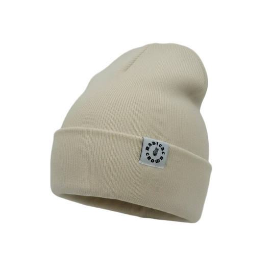 Cream Satin Lined Beanie